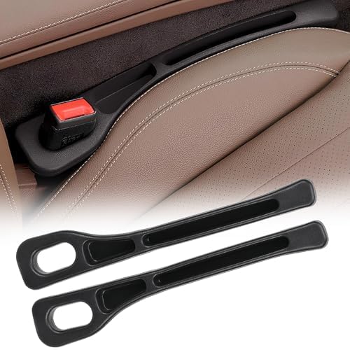 genmaimeifumu 2Stück Autositz Lückenfüller für Audi A3 Sportback 4 (IV) 8Y S-Line I 2020-2024, Spaltfüller aus Stoff für Fahrer und Beifahrerseite Sitzlücken Stopper Organizer Autositz-Spaltfüller von genmaimeifumu