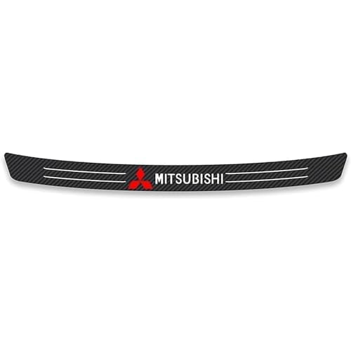 genmaimeifumu Stoßstangenschutz Ladekantenschutz für Mitsubishi Mirage VI Hatchback 2012-2016, Lackschutzfolie Selbstklebender Heckstoßstangenschutz Kofferraum Schwellerschutz von genmaimeifumu