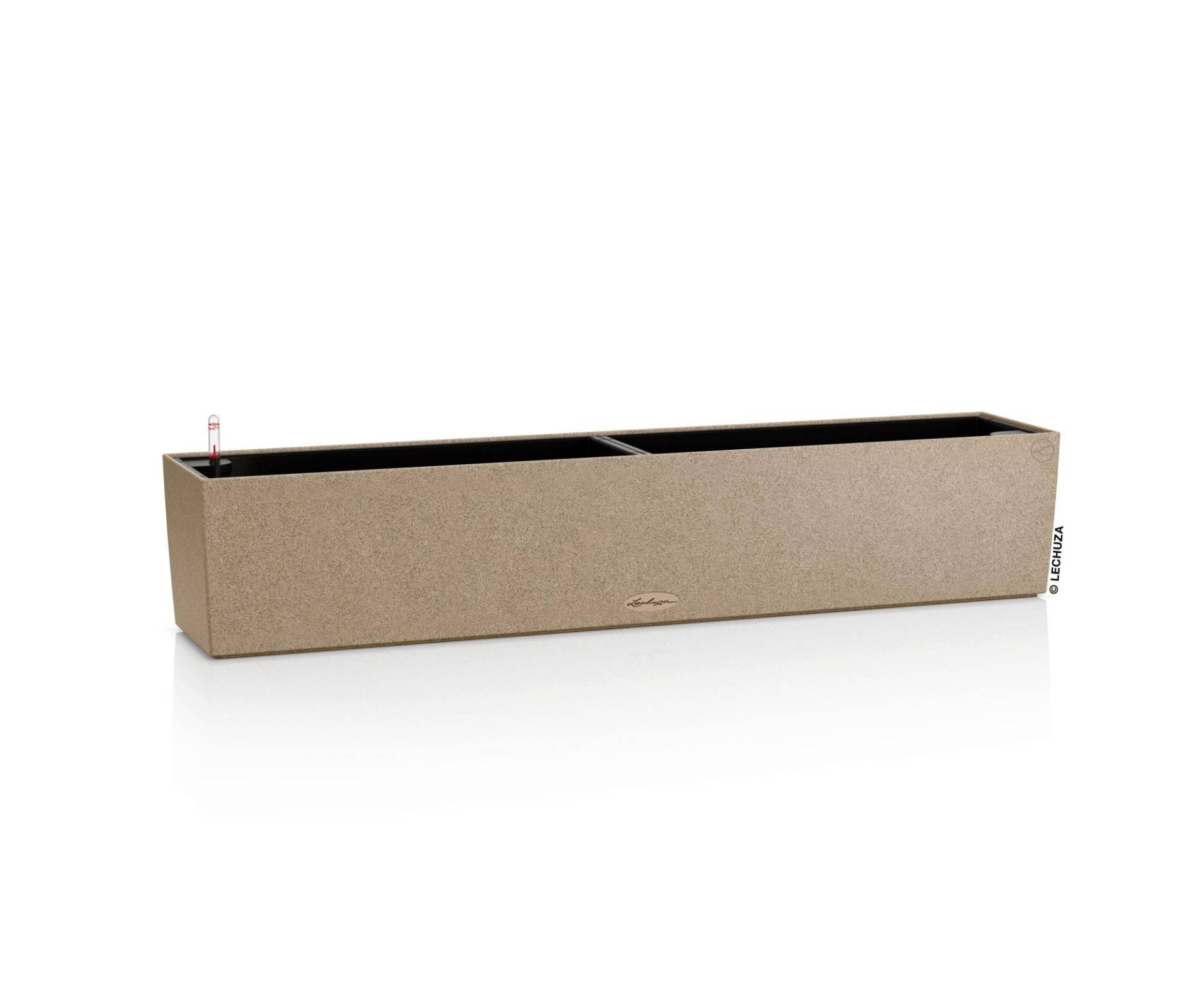Lechuza Blumenkasten Balconera Stone 100 Sandbeige 15437 von geobra Brandstätter Stiftung & Co. KG LECHUZA