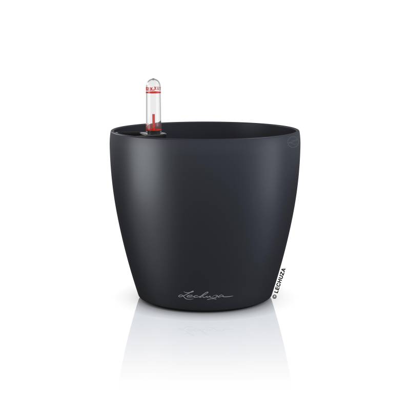 Lechuza Blumentopf rund Classico Color 14 schiefergrau von geobra Brandstätter Stiftung & Co. KG LECHUZA