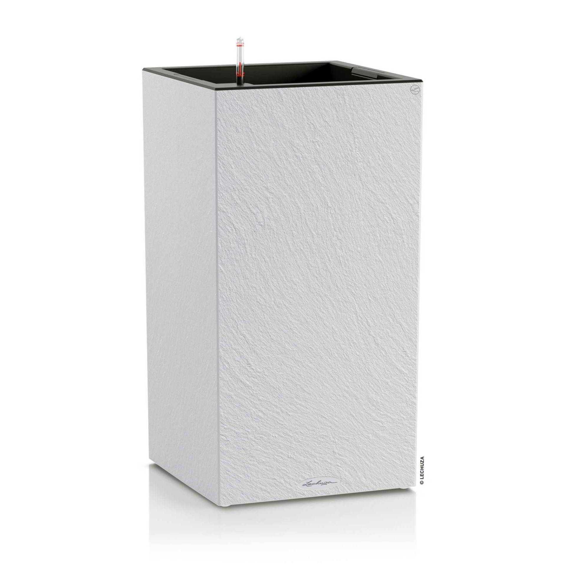 Lechuza Pflanzkübel eckig Canto Slatestone 40 Light light grey von geobra Brandstätter Stiftung & Co. KG LECHUZA