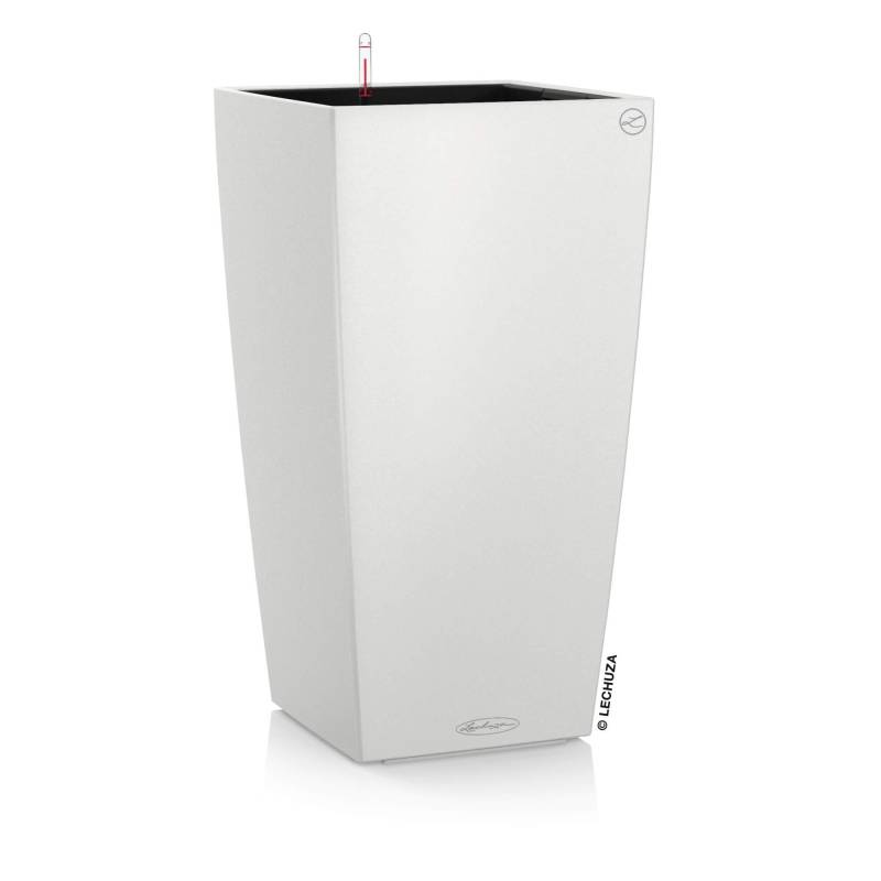 Lechuza Pflanzkübel hoch Cubico Color 40 weiß matt Lechuza Pflanzkübel hoch Cubico Color 40 weiß matt von geobra Brandstätter Stiftung & Co. KG LECHUZA