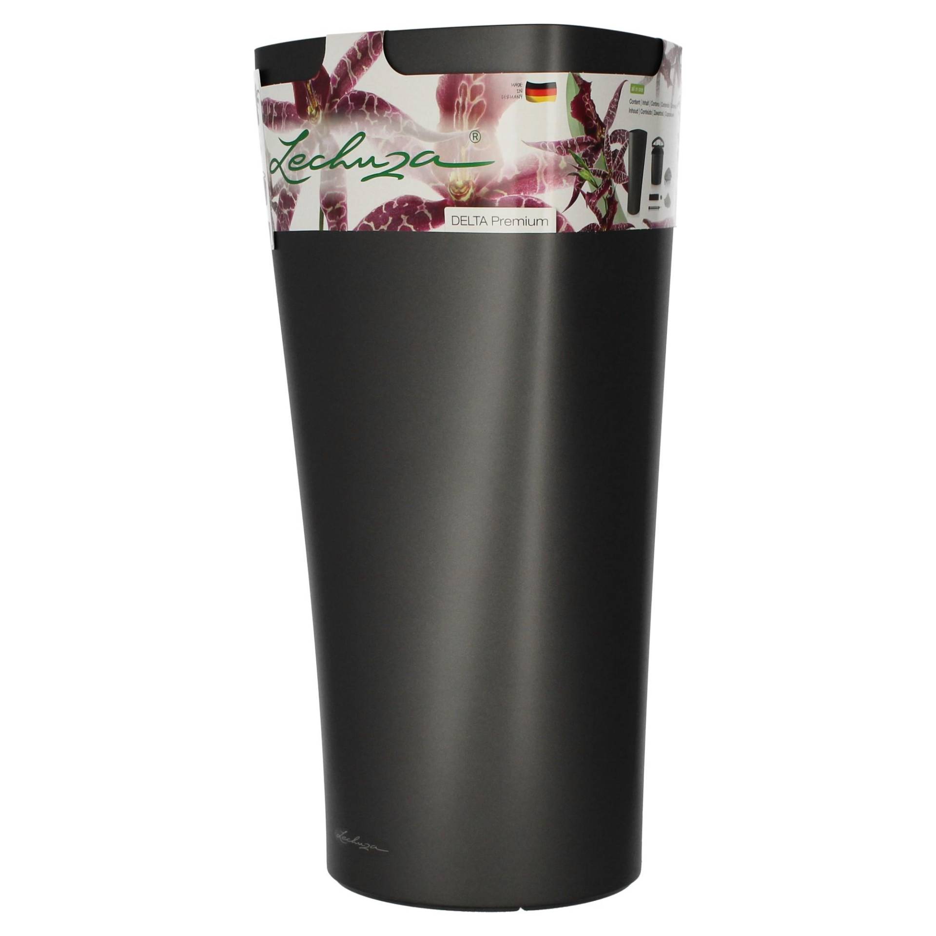 Lechuza Pflanzkübel hoch Delta 30 anthrazit metallic Lechuza Pflanzkübel hoch Delta 30 anthrazit metallic von geobra Brandstätter Stiftung & Co. KG LECHUZA