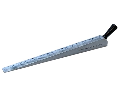 Präzisions Messkeil (0,1mm) 27cm Baukeil Ein Keil für Straßenarbeiter Messgerät für Ebenheitsmessungen von georadian.com