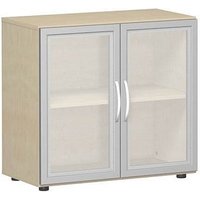 geramöbel Aktenschrank Flex, S-382800-GTA ahorn, Acrylglas satiniert 1 Fachboden 80,0 x 42,0 x 75,2 cm von geramöbel