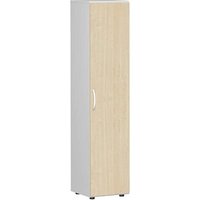 geramöbel Aktenschrank Flex, S-345100-AL lichtgrau, ahorn 4 Fachböden 40,0 x 42,0 x 180,8 cm von geramöbel