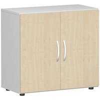 geramöbel Aktenschrank Flex, S-382100-AL lichtgrau, ahorn 1 Fachboden 80,0 x 42,0 x 75,2 cm von geramöbel