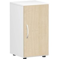 geramöbel Aktenschrank Flex, S-342100-AW weiß, ahorn 1 Fachboden 40,0 x 42,0 x 75,2 cm von geramöbel