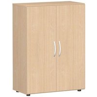 geramöbel Aktenschrank Flex, S-383102-BB buche 2 Fachböden 80,0 x 42,0 x 110,4 cm von geramöbel