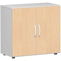 geramöbel Aktenschrank Flex, S-382100-BL hellgrau, buche 1 Fachboden 80,0 x 42,0 x 75,2 cm von geramöbel