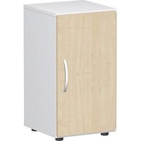 geramöbel Aktenschrank Flex, S-342100-BW weiß, buche 1 Fachboden 40,0 x 42,0 x 75,2 cm von geramöbel