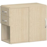 geramöbel Flex Standcontainer ahorn 2 Auszüge 80,0 x 42,0 x 72,0 cm von geramöbel