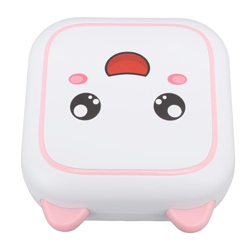 Aufkleberdrucker für, Hochauflösender -Schnell-Thermodruck, Mini-Wireless-Aufkleberdrucker mit Bearbeitungsfunktion Zum Lernen (PINK) von gernie