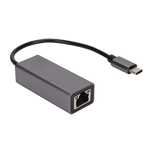 USB-C-auf-Ethernet-Adapter, 100/1000 MB LAN, Stabile Übertragung, Plug-and-Play, Breite Anwendung (100 Billionen) von gernie