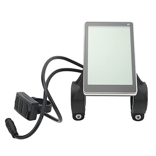 gernie LCD-Display für Elektrofahrräder, 6-poliger M5-Einbaudurchmesser von 31,8 Mm und 22,2 Mm, Multifunktionaler Fahrradcomputer mit Wasserdichtem Anschluss für Elektroroller gernie LCD-Display für Elektrofahrräder, 6-poliger M5-Einbaudurchmesser von 31,8 Mm und 22,2 Mm, Multifunktionaler Fahrradcomputer mit Wasserdichtem Anschluss für Elektroroller von gernie