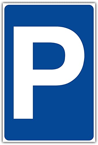 Schild "Parkplatz" - Parkplatzschild aus Alu/Dibond 200x300 mm - 3 mm stark von geschenke-fabrik.de