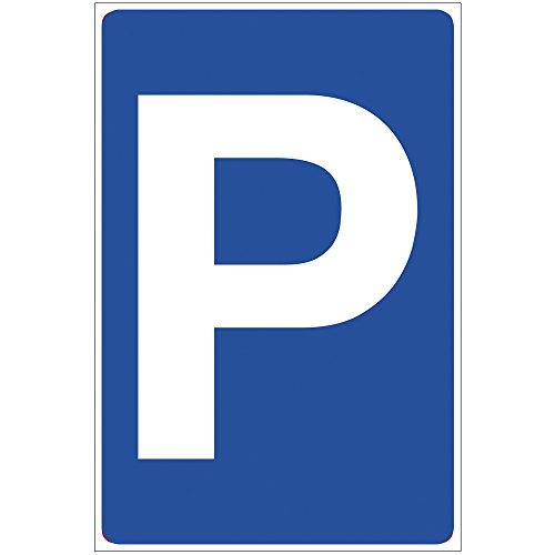 Schild Parkplatz - Parkplatzschild aus Alu/Dibond 140x200 mm - 3 mm stark von geschenke-fabrik.de