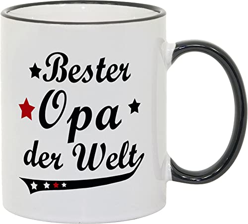 Tasse Bester Opa der Welt Vintage Style - Geschenk von geschenke-fabrik.de