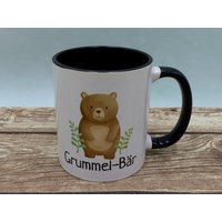 Tasse Mit Namen Bär in Wunschfarbe von geschenkelibelle