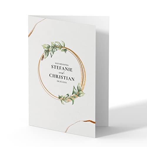 (30 x) Einladungen zur Hochzeit Hochzeitskarten Einladungskarten Karten Athen von gestaltenlassen.com