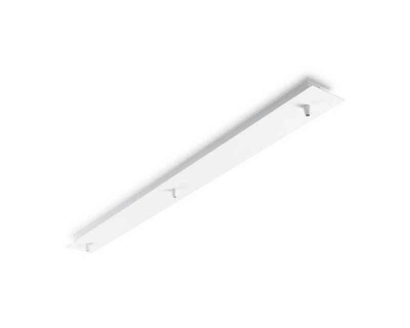Ideal Lux Lampen-Verteiler Lampen Baldachin länglich 3-fach, 88 x 4,3 x 7 cm, Weiß von Ideal Lux