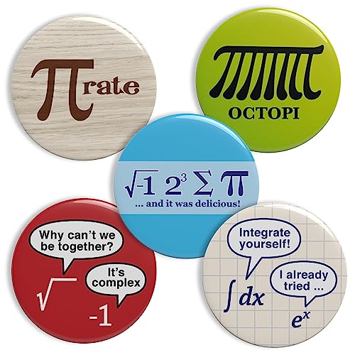 Geek Buttons Thema Mathematik von getDigital