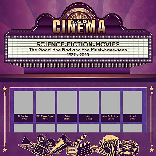 Rubbelposter Science Fiction-Filme von getDigital