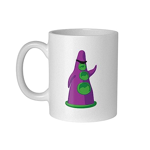 getDigital Purpur Tentakel Becher Tasse für Nerds und Geeks, Keramik, weiß, 10 x 10 x 10 cm getDigital Purpur Tentakel Becher Tasse für Nerds und Geeks, Keramik, weiß, 10 x 10 x 10 cm von getDigital