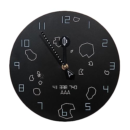 getDigital Asteroids Wanduhr - Nerd Uhr für Retro Arcade & Gaming Fans - Kreativer Geschenk-Artikel im eleganten Design von getDigital