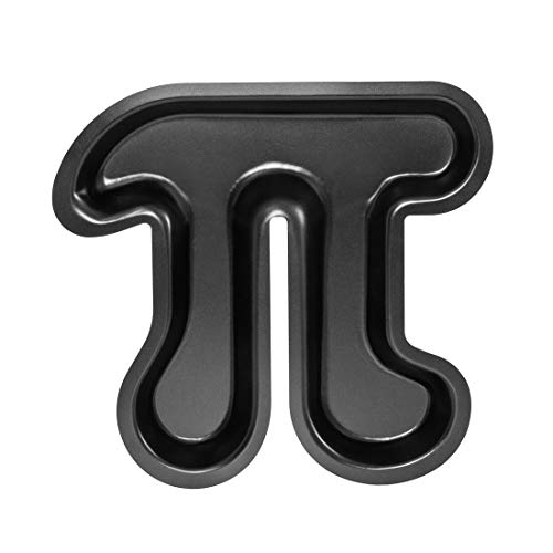 getDigital Pi Kuchenform - Metall-Backform mit Antihaft-Beschichtung für Nerds, Naturwissenschaftler und Mathe Geeks in Form des Symbols der Kreiszahl Pi - Kuchen Backform von getDigital