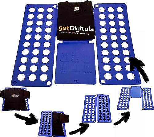 getDigital Wäschefalter, Plastik, Blau, 1-Pack von getDigital