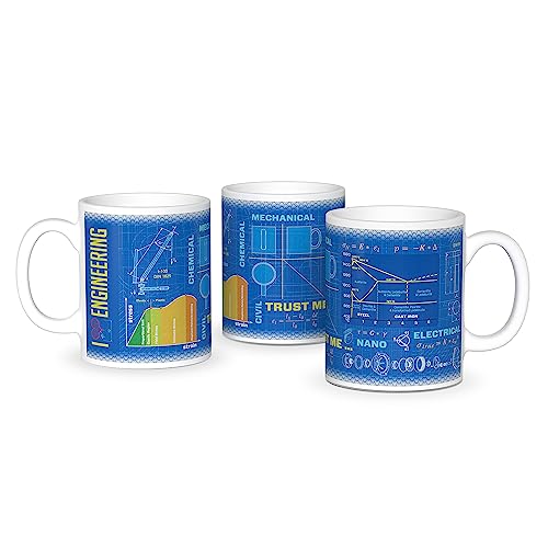 getDigital Wissenschaftsbecher Maschinenbau - Perfekte Kaffeetasse für Schüler, Studenten, Ingenieure und Wissenschaftler - 300 ml, Keramik von getDigital