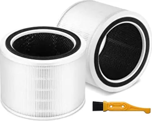 [2 Stück] Core 200S-RF kompatibel mit Levoit Luftreiniger, True HEPA 3-in-1, Aktivkohlefilter von getalong