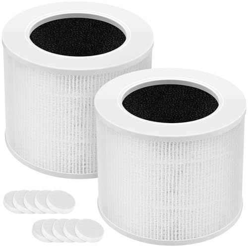 2 Stück Ersatz-HEPA-Filter, kompatibel mit Levoit Core Mini-RF-Luftreiniger, 3-in-1-Filtrationssystem, echter H13-HEPA-Filter,kommt mit 10 Aromatherapie Wattepads 2 Stück Ersatz-HEPA-Filter, kompatibel mit Levoit Core Mini-RF-Luftreiniger, 3-in-1-Filtrationssystem, echter H13-HEPA-Filter,kommt mit 10 Aromatherapie Wattepads von getalong