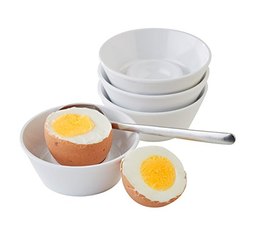 4 x Eierbecher, aus Melamin, stapelbar und spülmaschinenfest / Ø 8 cm, Höhe: 3 cm | SUN von getgastro