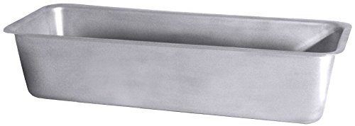 Backform aus Edelstahl 18/10, matt poliert, schmaler glatter Rand, schwere Qualität/Inhalt: 1, 2 oder 3 Liter | ERK (A2 - Abm.: 30 x 11,5 x 7 cm) von getgastro