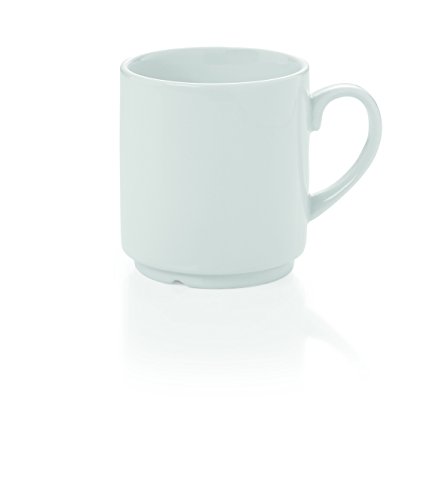 Becher in weiß, SERIE HAMBURG, für Systemgastronomie, Kantinen, Senioren-, Pflege- und medizinische Einrichtungen, mit optionaler Untertasse, Setplatte oder mit optionalem PP Deckel, stapelbar, Premium-Qualität (Becher 2) Becher in weiß, SERIE HAMBURG, für Systemgastronomie, Kantinen, Senioren-, Pflege- und medizinische Einrichtungen, mit optionaler Untertasse, Setplatte oder mit optionalem PP Deckel, stapelbar, Premium-Qualität (Becher 2) von getgastro