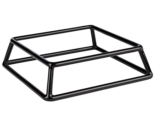 Buffetständer"MULTI" aus Metall mit schwarzer Antirutschgummierung ummantelt für mehr Standfestigkeit, stapelbar, verschiedene Größen wählbar | SUN (A3 - Höhe: 10 cm) von getgastro