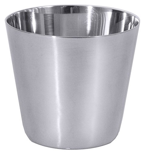 Dariolform aus Edelstahl 18/10, hochglänzend, mit gerade auslaufendem Rand, schwere Qualität/Inhalt: 75, 125 oder 150 ml | ERK (A1 - Inhalt: 75 ml) von getgastro