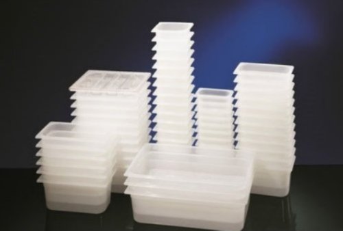 GN Behälter Gastronormbehälter 1/2-65 mm Tiefe aus Kunststoff transparent 1A Qualität von getgastro