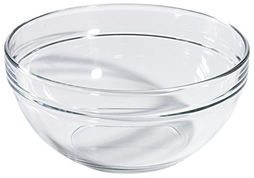 Glasschale aus gehärtetem Glas, stapelbar/Inhalt: 0,05 bis 2,6 Liter | ERK (A4 - Ø innen: 13 cm) von getgastro