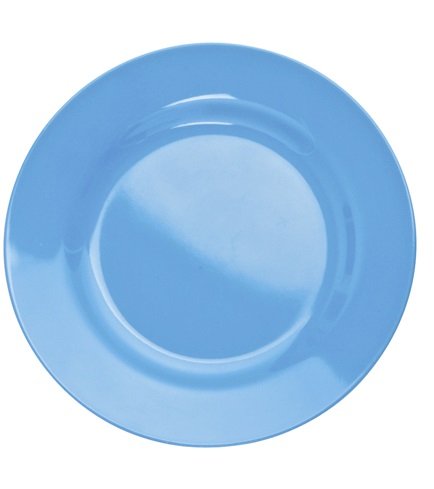 Melamin Teller 20 cm Ø FLACH in BLAU von getgastro