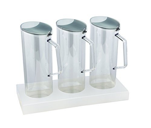 Müslispender Cerealienspender Spender 3 x 1,5 Liter Polycarbonat 4 Teilig Müslispender Cerealienspender Spender 3 x 1,5 Liter Polycarbonat 4 Teilig von getgastro