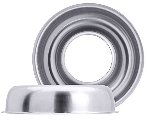getgastro Reisrand/Savarinenform aus Edelstahl 18/10, hochglänzend, extra schwere Qualität | ERK (A2 - Ø innen: 11 cm) von getgastro