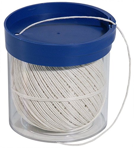 Rollbratenfaden aus weißem Polyester in wiedervendbarer Spenderdose/Länge: 150 m | ERK Rollbratenfaden aus weißem Polyester in wiedervendbarer Spenderdose/Länge: 150 m | ERK von getgastro