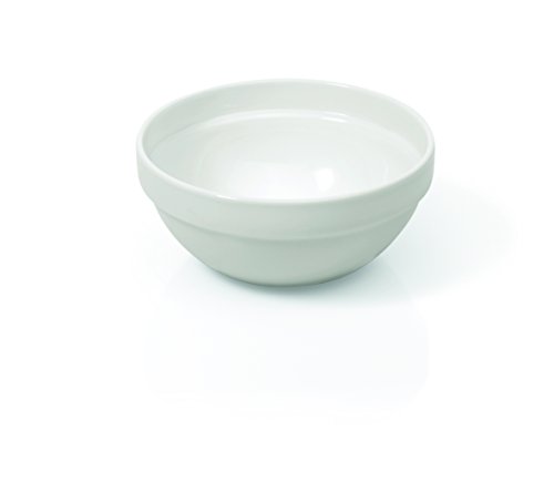 Schale aus Porzellan, SERIE UNI, aus Opal-/Hartglas in glatter Form, gehärtet und stapelbar - in mehreren Größen erhältlich (4,5 Zentimeter) von getgastro
