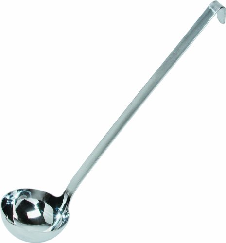 KRX Schöpfkelle / Schöpflöffel / Suppenkelle 43 cm Länge 0,33 Liter Edelstahl hochglanz Hotelausführung von KRX