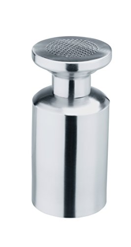 Streuer aus Chromnickelstahl für Salz und Pfeffer - PREMIUM-QUALITÄT/Höhe: 17 cm, Ø 8 cm von getgastro