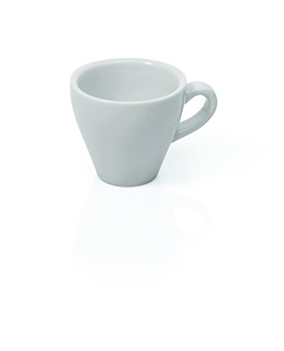 Tasse für Espresso aus Porzellan in weiß, für Kaffeespezialitäten in klassischem und zeitlosem Design genießen, Premium-Qualität (Untertasse) von getgastro