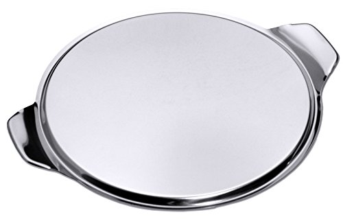 getgastro Tortenplatte aus Edelstahl 18/0, mit zwei Griffen/in leichter (0,4 mm) oder in mittelschwerer Ausführung (0,7 mm) | ERK (2 - Mittelschwere (0,7 mm) Ausführung) von getgastro